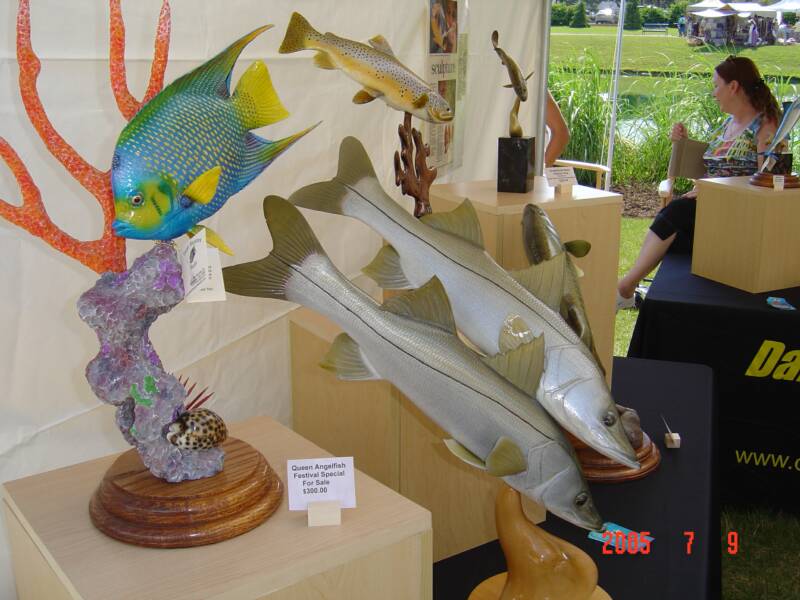 2005 "Best of Show" - FISH CARVINGS - FISH SCULPTURES - FISH REPLICAS  