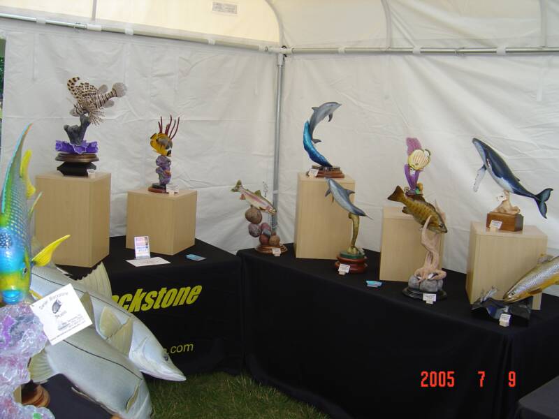 2005 "Best of Show" - WILDLIFE WOOD CARVINGS - WILDLIFE ART - GAME FISH REPLICAS  